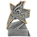 5 1/2" Music Jazz Star Resin