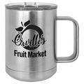 Polar Camel 15 oz. Stainless Steel Vacuum Insulated Mug with Slider Lid