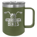 Polar Camel 15 oz. Olive Vacuum Insulated Mug with Slider Lid
