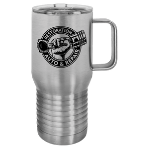 Stainless Steel Polar Camel 20 oz. Vacuum Insulated Travel Mug with Slider Lid