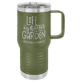 Polar Camel 20 oz. Olive Vacuum Insulated Travel Mug with Slider Lid