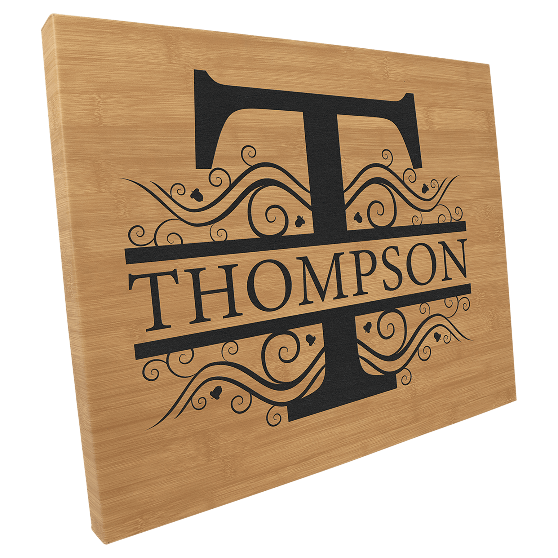 Bamboo 16" x 20" Laserable Leatherette Wall Decor with Sawtooth Hanger