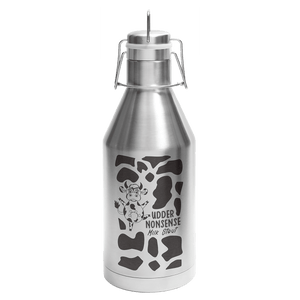 Stainless Steel Polar Camel 64 oz. Vacuum Insulated Growler with Swing-Top Lid