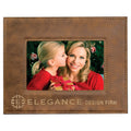 4" x 6" Rustic/ Laserable Leatherette Photo Frame