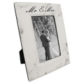 4" x 6" Marble Laserable Leatherette Photo Frame