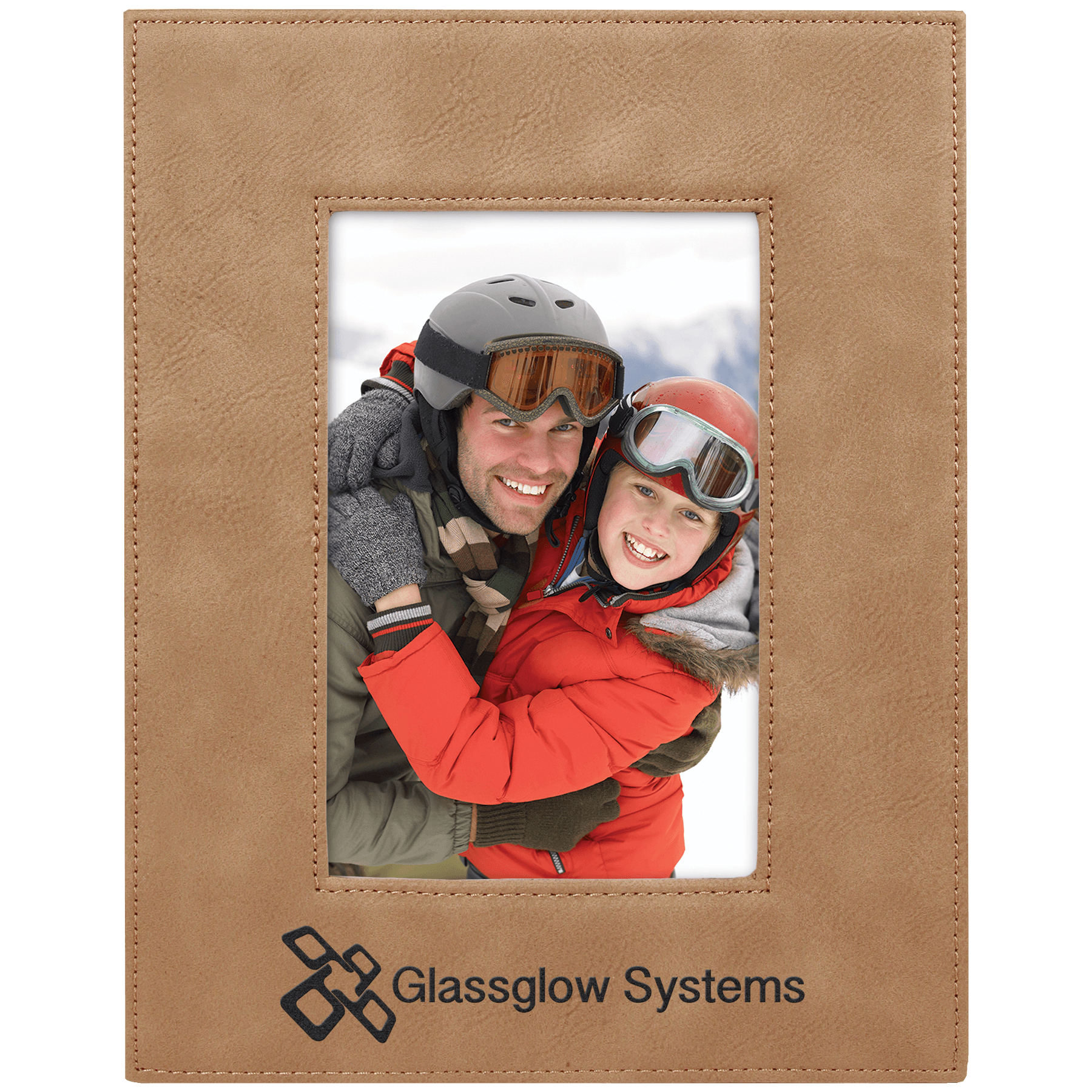 4" x 6" Laserable Leatherette Photo Frame