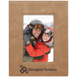 4" x 6" Laserable Leatherette Photo Frame