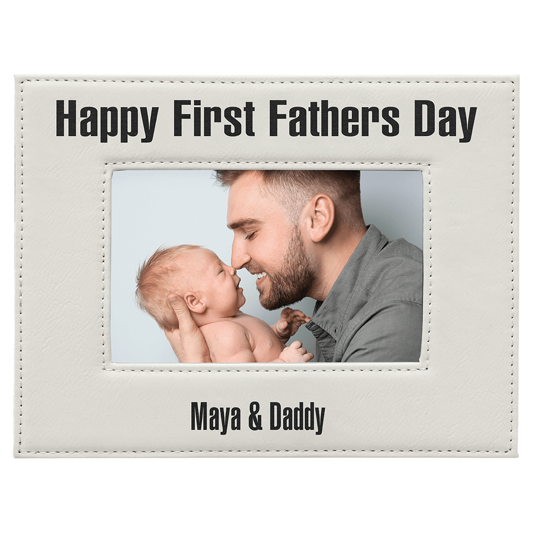 4" x 6" Laserable Leatherette Photo Frame