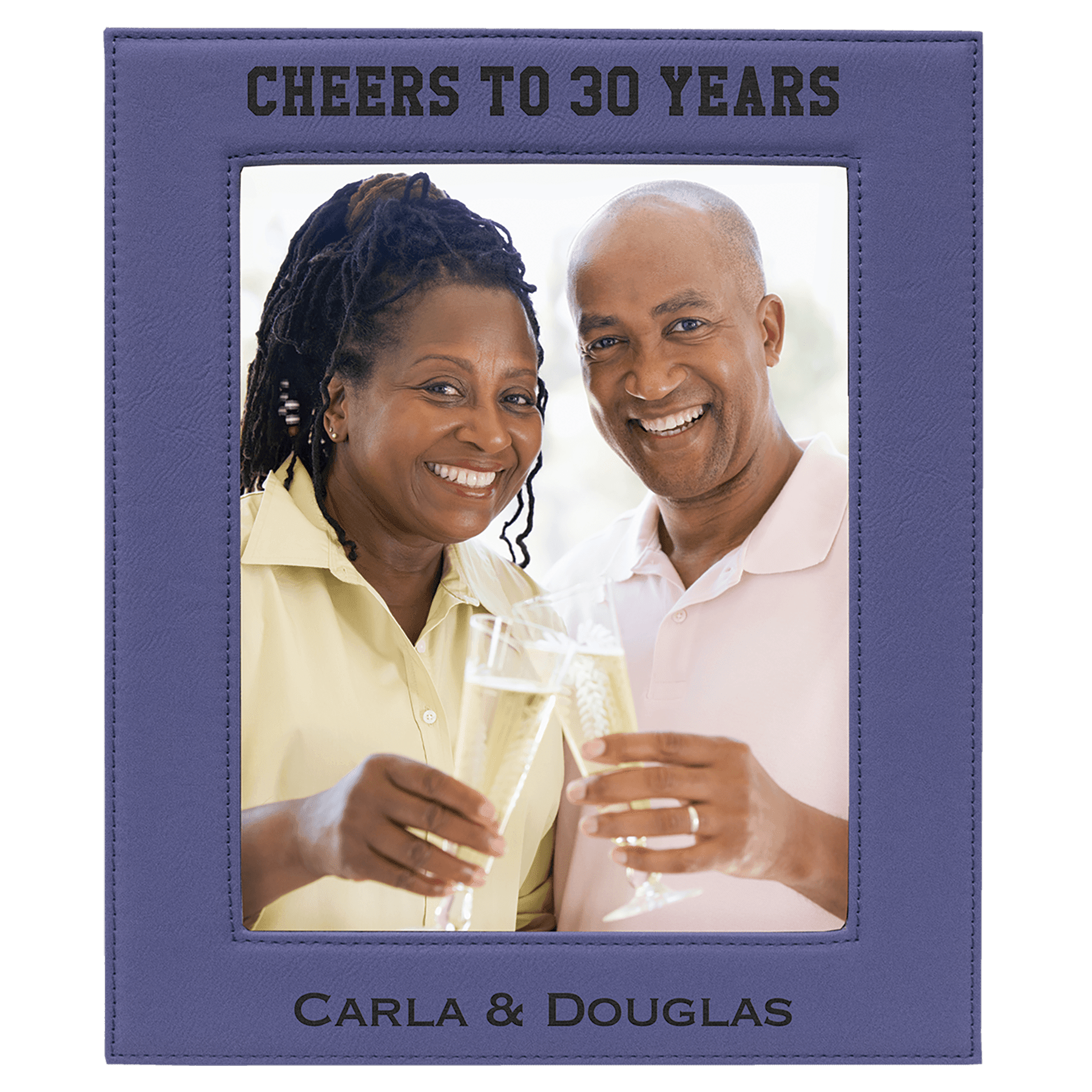 8" x 10" Laserable Leatherette Photo Frame