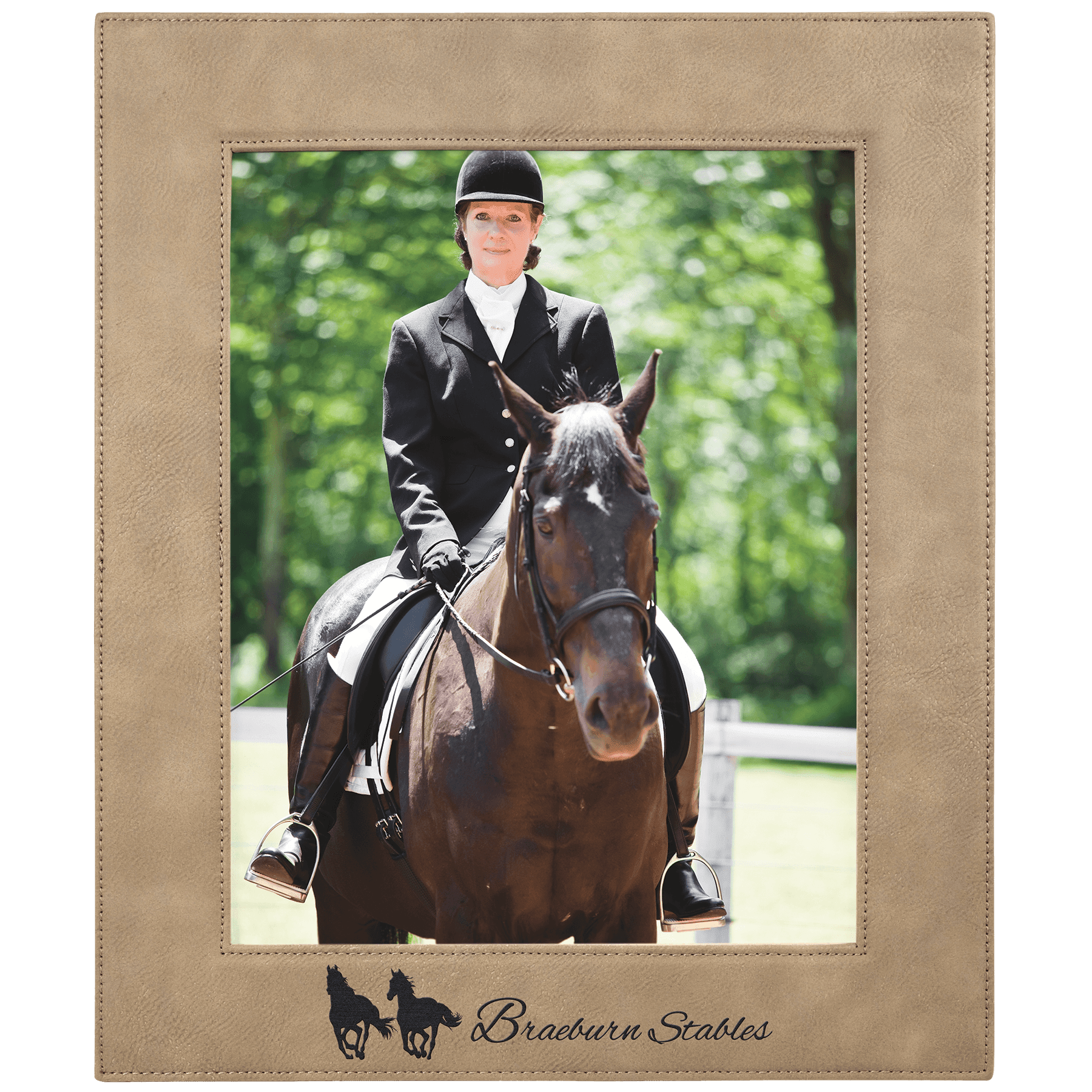 8" x 10" Laserable Leatherette Photo Frame