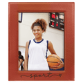 8" x 10" Basketball Laserable Leatherette Photo Frame