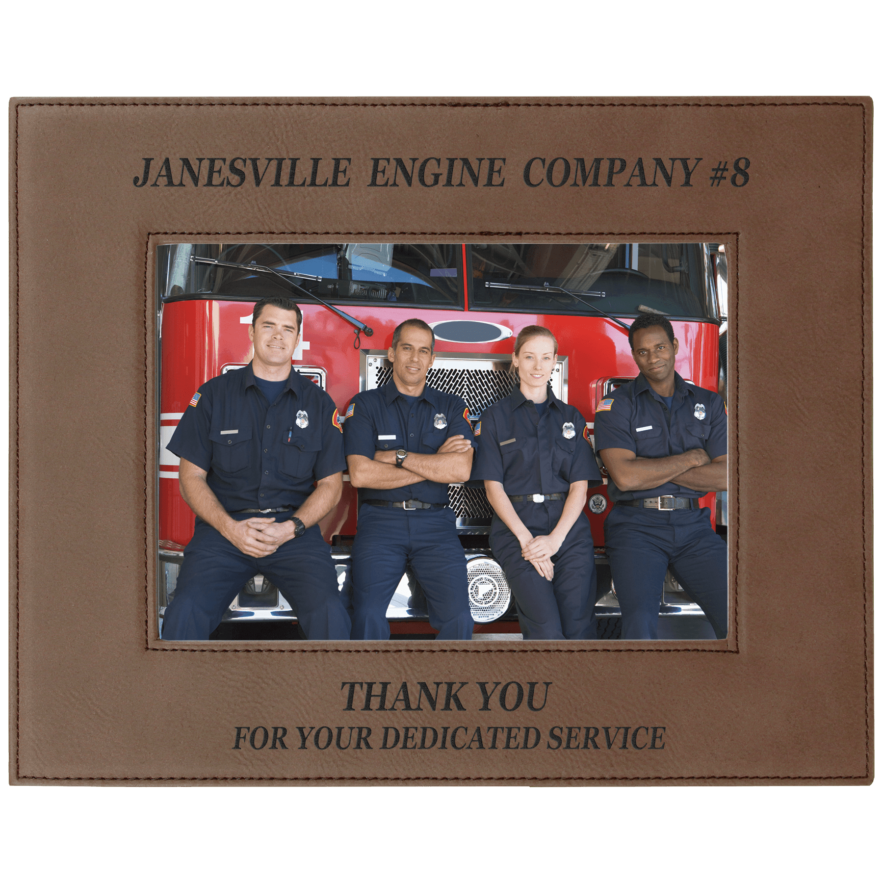 5" x 7" Laserable Leatherette Photo Frame