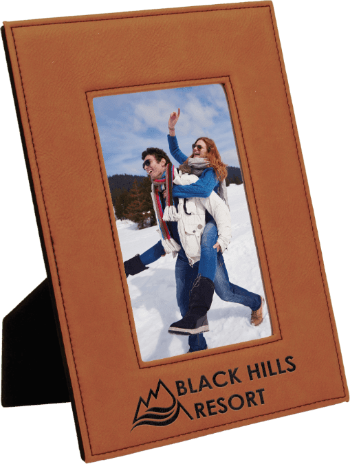 4" x 6" Laserable Leatherette Photo Frame
