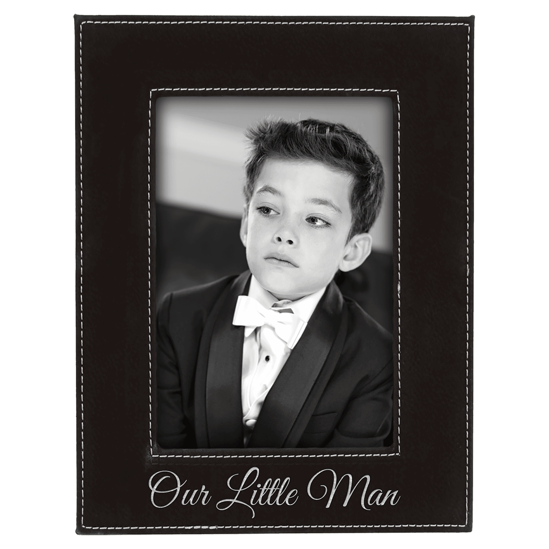 4" x 6" Laserable Leatherette Photo Frame