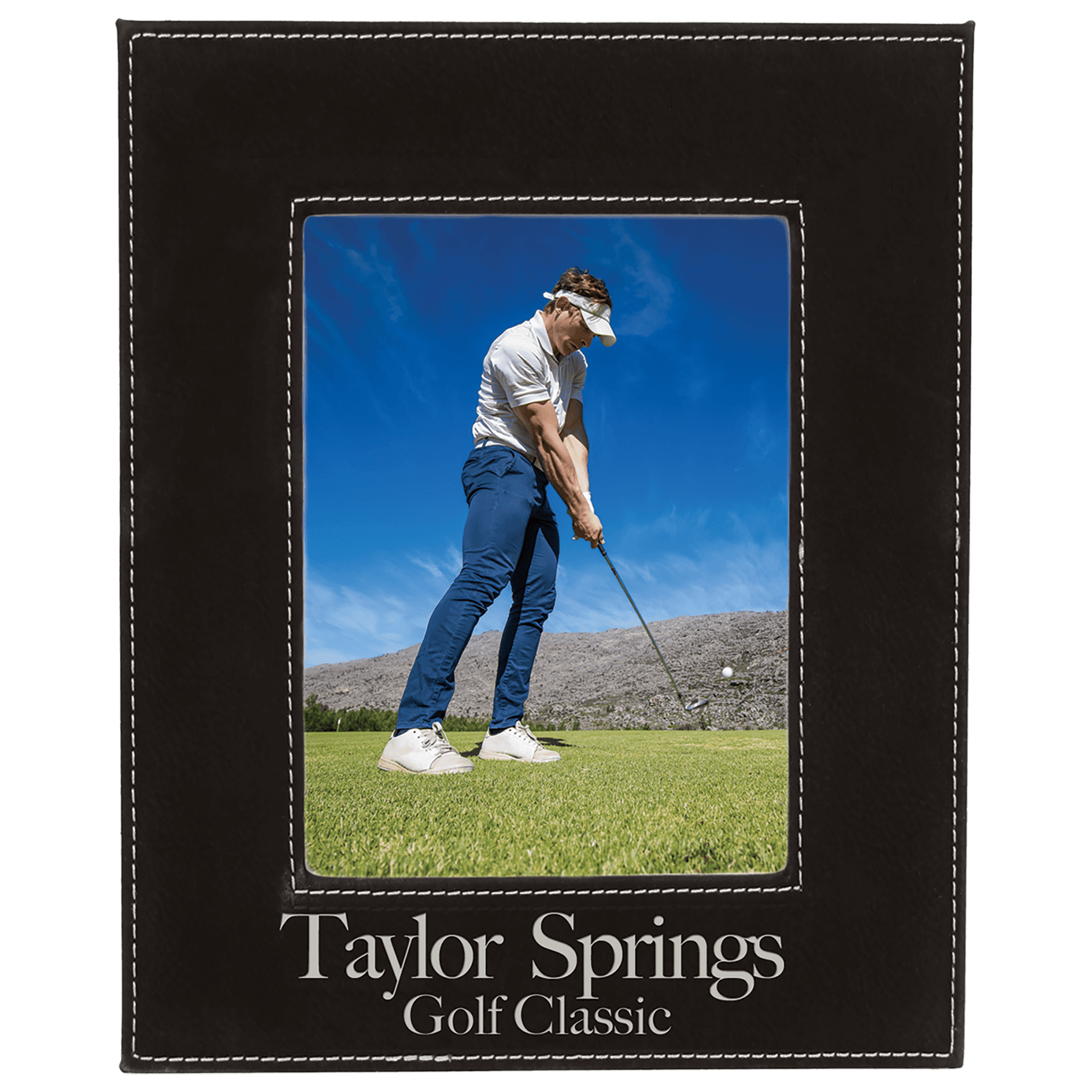 5" x 7" Laserable Leatherette Photo Frame