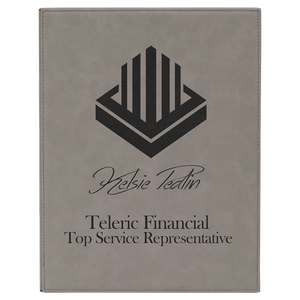 7" x 9" Laserable Leatherette Plaque