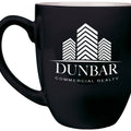 Black 16 oz. Ceramic Bistro LazerMug