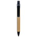 Black Recycled Paper Pen with Trim