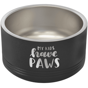 Black Polar Camel 18 oz. Small Pet Bowl