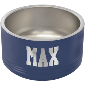 Navy Blue Polar Camel 18 oz. Small Pet Bowl