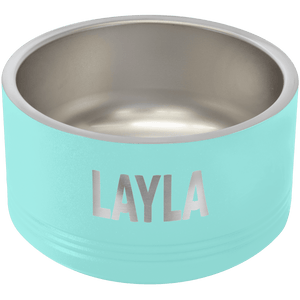 Teal Polar Camel 18 oz. Small Pet Bowl