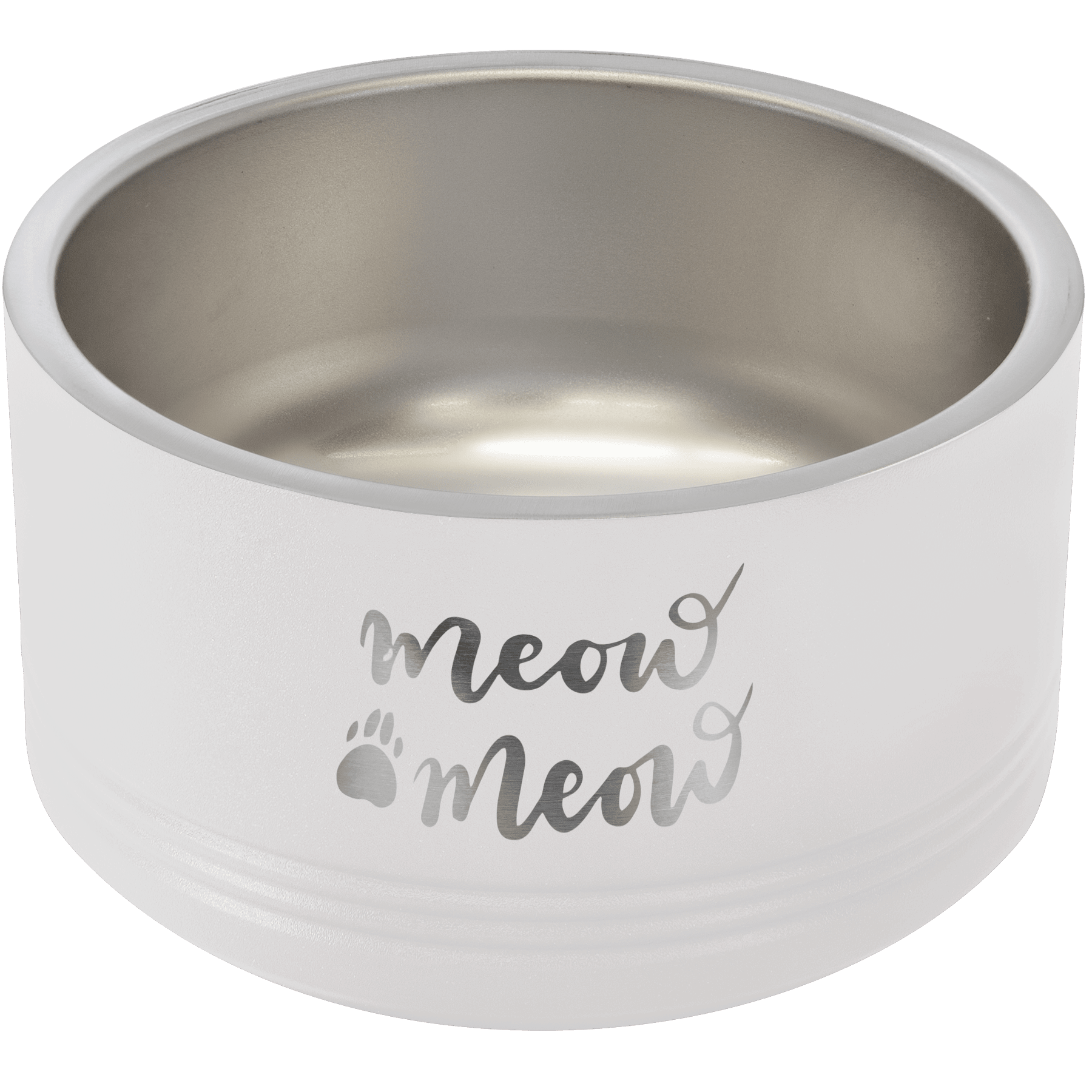 White Polar Camel 18 oz. Small Pet Bowl