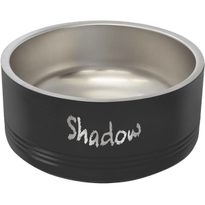 Black Polar Camel 32 oz. Medium Pet Bowl