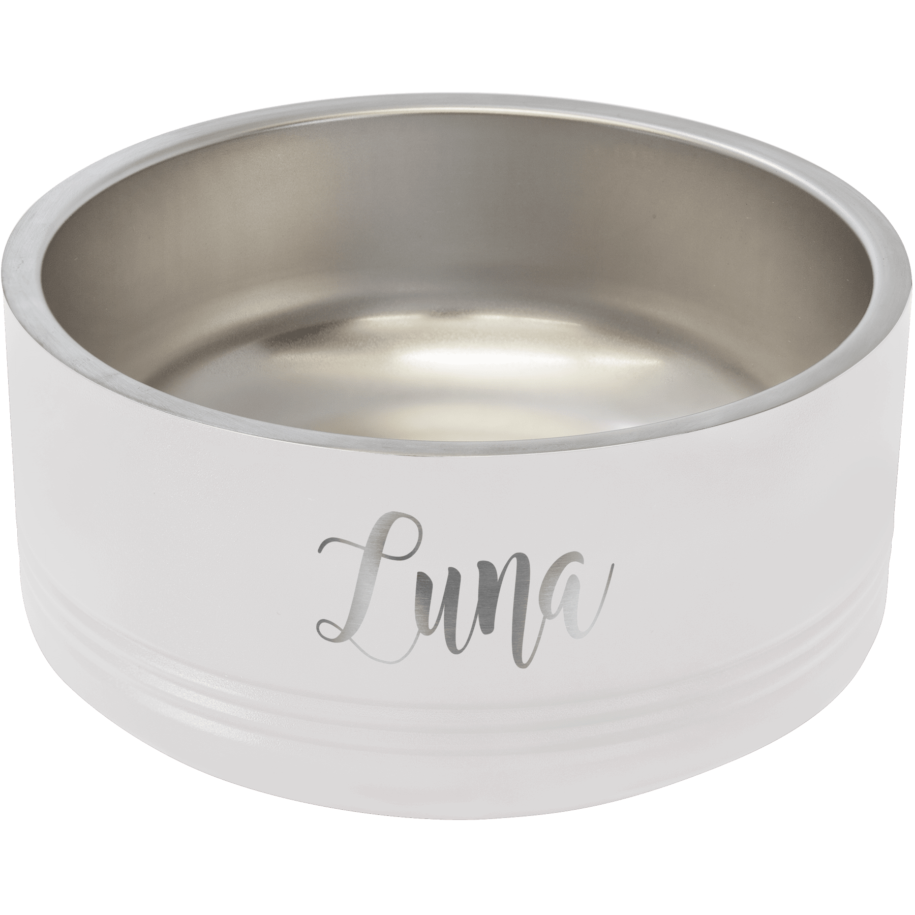 White Polar Camel 32 oz. Medium Pet Bowl