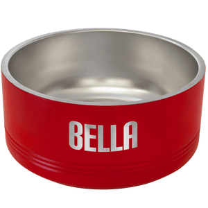 Red Polar Camel 64 oz. Large Pet Bowl