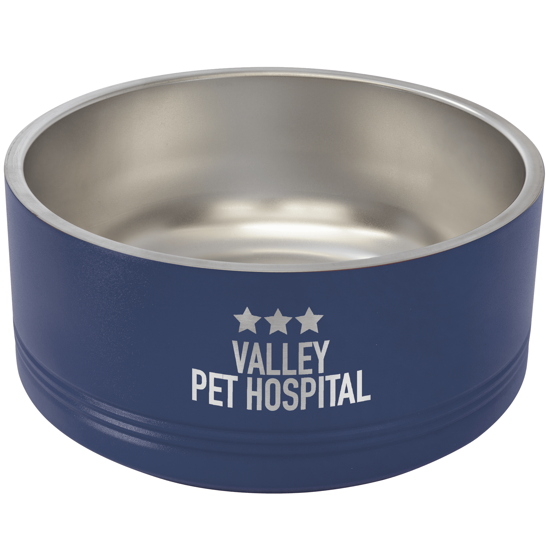 Navy Blue Polar Camel 64 oz. Large Pet Bowl