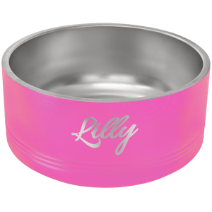 Pink Polar Camel 64 oz. Large Pet Bowl