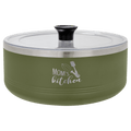 Polar Camel Olive 3 Quart Serving Bowl with Lid