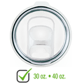 Slider Lid for 30 oz. Polar Camel Tumblers, 32 & 40 oz. Travel Mugs