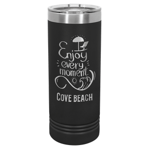Black Polar Camel 22 oz. Skinny Tumbler with Slider Lid