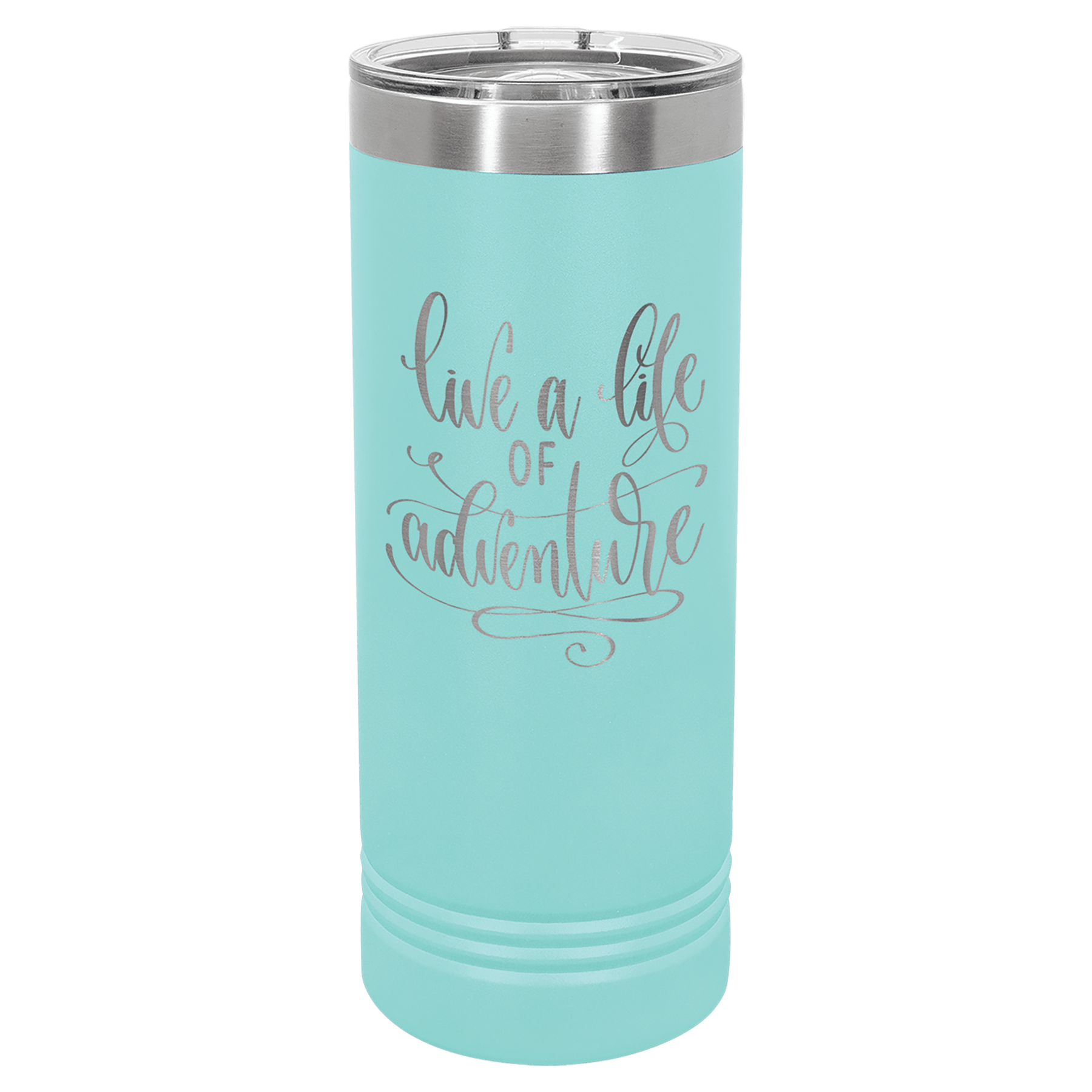 Teal Polar Camel 22 oz. Skinny Tumbler with Slider Lid