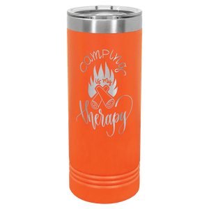 Orange Polar Camel 22 oz. Skinny Tumbler with Slider Lid