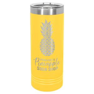 Yellow Polar Camel 22 oz. Skinny Tumbler with Slider Lid