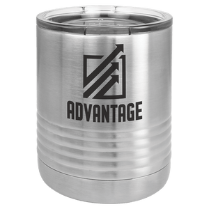 Stainless Steel Vacuum Insulated Ringneck Tumbler with Clear Polar Camel 10 oz. Lid