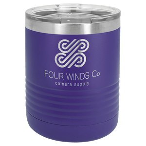 Purple Vacuum Insulated Ringneck Tumbler with Clear Polar Camel 10 oz. Lid