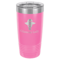 Polar Camel 20 oz. Ringneck Tumbler with Clear Lid
