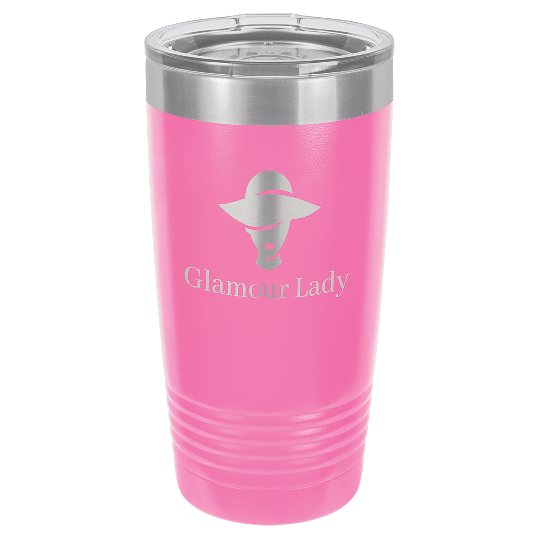 Polar Camel 20 oz. Ringneck Tumbler with Clear Lid
