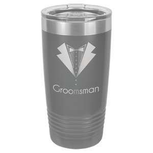 Dark Gray Polar Camel 20 oz. Ringneck Tumbler with Logo Lid