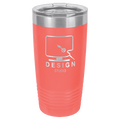 Polar Camel 20 oz. Coral Ringneck Tumbler with Logo Lid