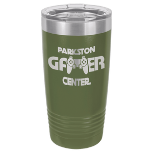 Olive Green Polar Camel 20 oz. Ringneck Tumbler with Logo Lid
