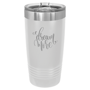 White Polar Camel 20 oz. Ringneck Tumbler with Slider Lid