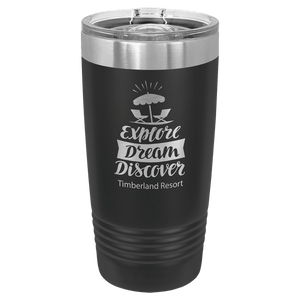 Black Polar Camel 20 oz. Ringneck Tumbler with Slider Lid