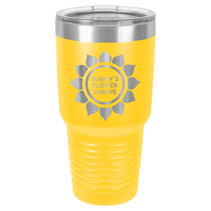 Yellow Polar Camel 30 oz. Ringneck Tumbler with Logo Lid