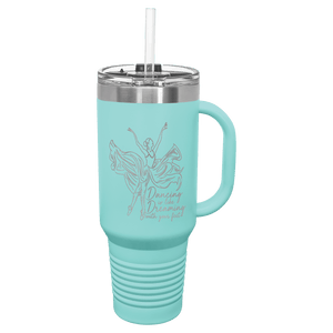 Teal Polar Camel 40 oz. Travel Mug with Snap Lid & Straw