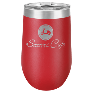 Red Polar Camel 16 oz. Vacuum Insulated Stemless Tumbler with Lid
