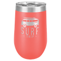 Polar Camel 16 oz. Coral Vacuum Insulated Stemless Tumbler with Lid